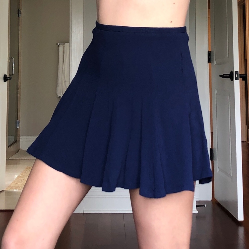 Navy skirt